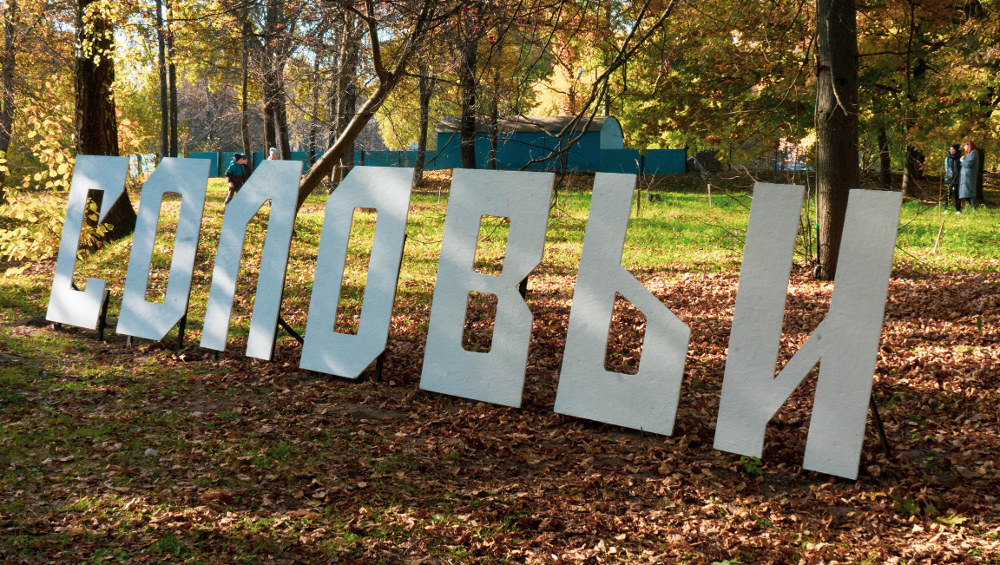 В Центральном парке Брянска установили новый арт-объект – надпись «Соловьи»
