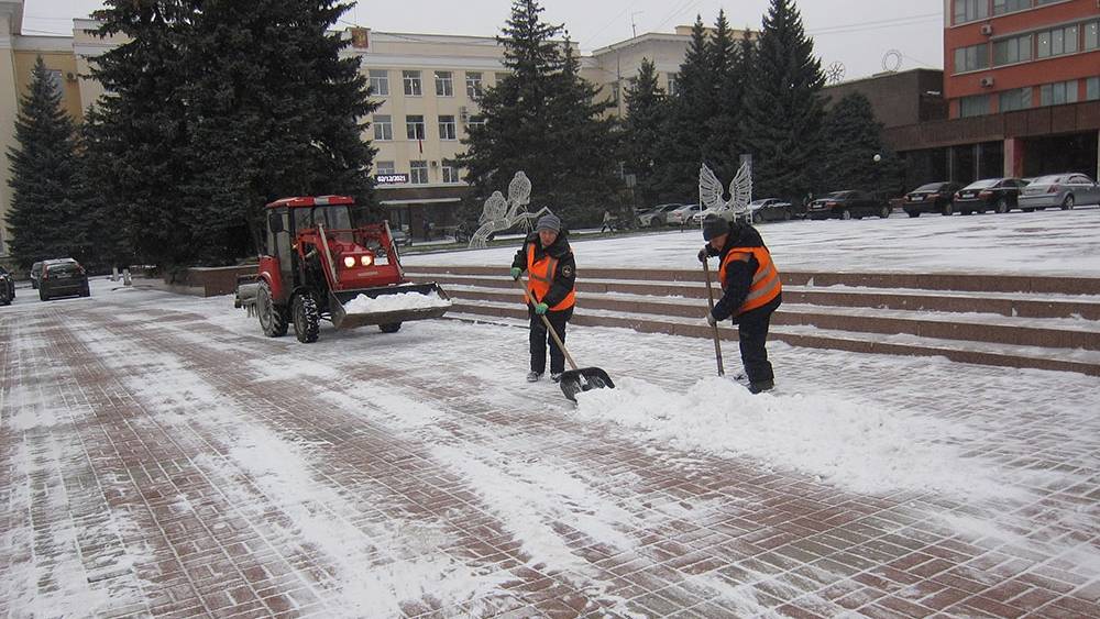 В Брянске на уборку снега после первой метели вышли около 200 человек
