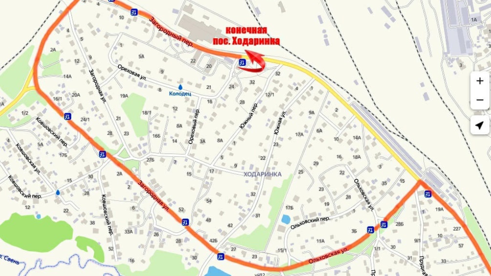 В Брянске схема движения автобусов до Ходаринки изменится с 3 декабря