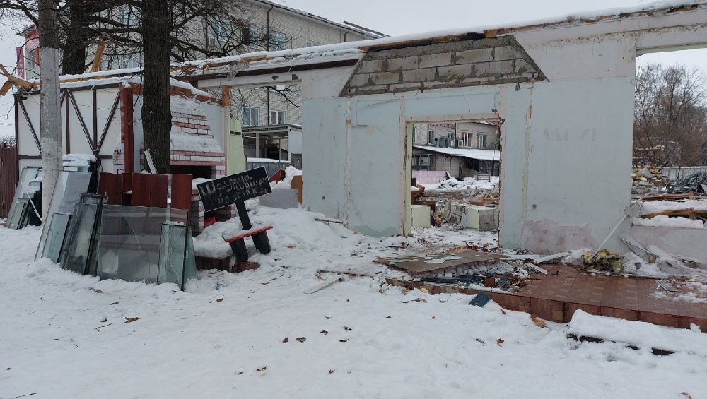 В Брянске в парке Майском почти снесли скандальное кафе «Гранат»