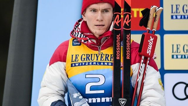 Брянский лыжник Александр Большунов занял второе место в общем зачете «Тур де Ски»