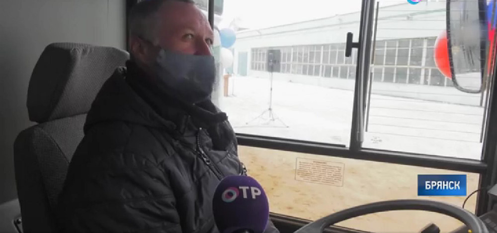 Про новые автобусы в Брянске рассказал федеральный канал ОРТ