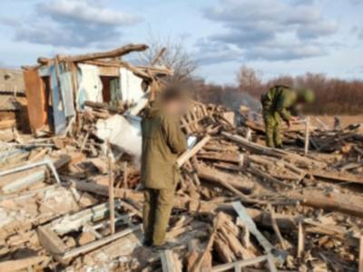 Два здания разрушены после обстрела Ростовской области с Украины