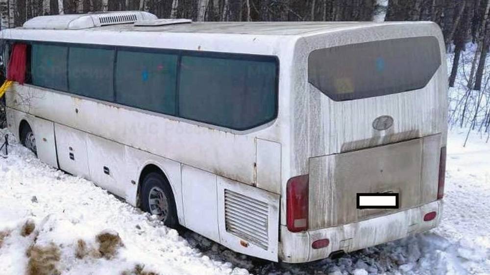 Брянский автобус столкнулся с грузовиком в Калужской области