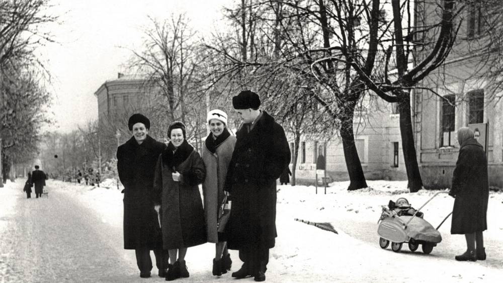 Брянские историки показали снимок бульвара Гагарина зимой 1962 года