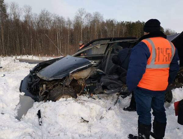 В аварии на переезде в Брянской области погиб водитель Honda CR-V