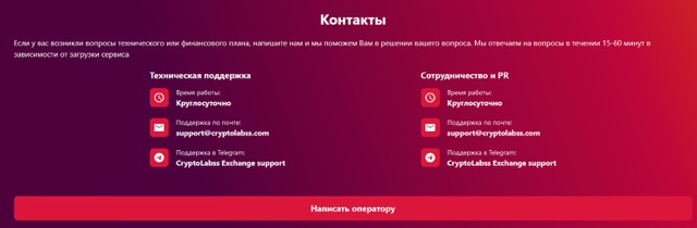 Cryptolabss отзывы: обзор сервиса онлайн-обменника
