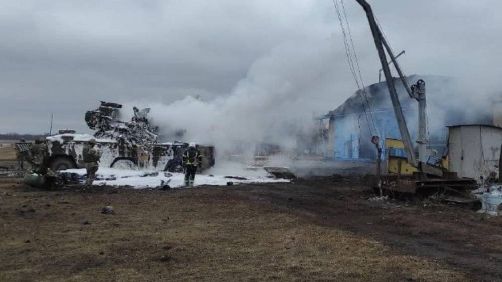 Мощным ударом уничтожен аэродром в Харьковской области
