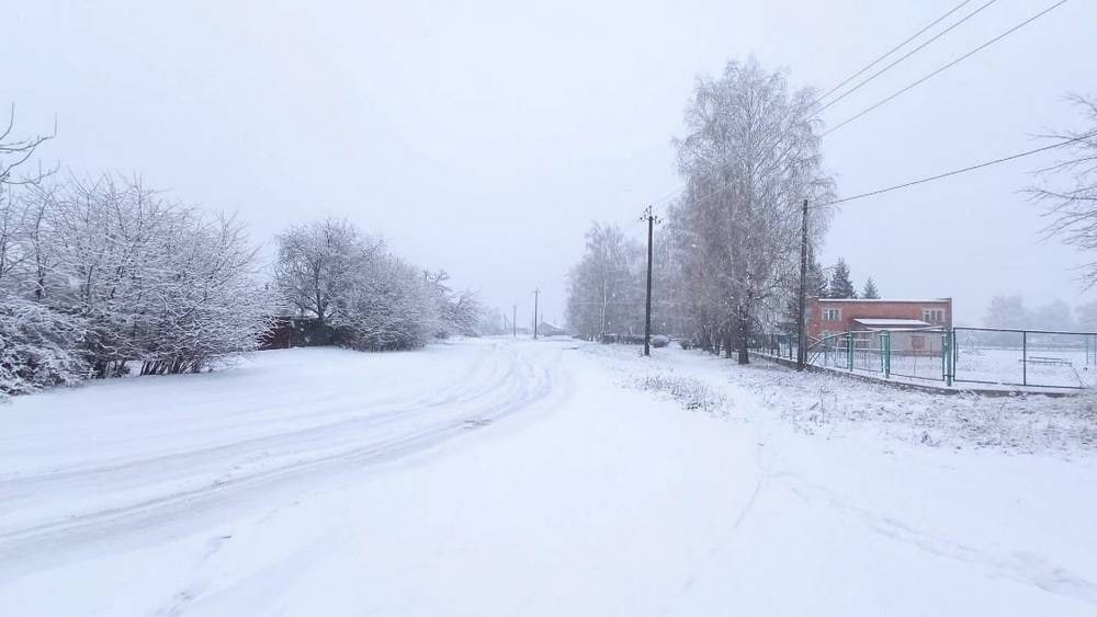 В Климово Брянской области вернулась зима