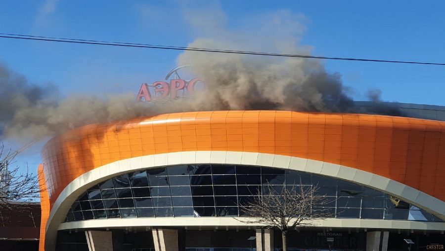 В Брянске при пожаре в ТРЦ «Аэропарк» никто не пострадал