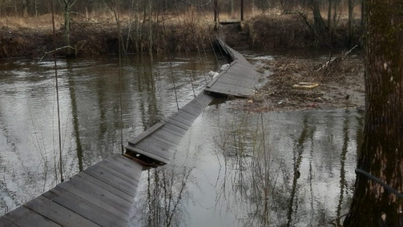 В Брянской области остаются затопленными 15 жилых домов и три моста