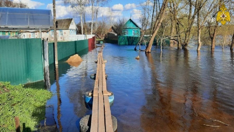 В Брянской области из-за паводка 18 апреля остаются затопленными 116 домовладений