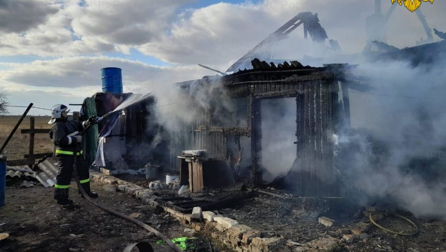 В Брянской области сгорел дотла частный дом
