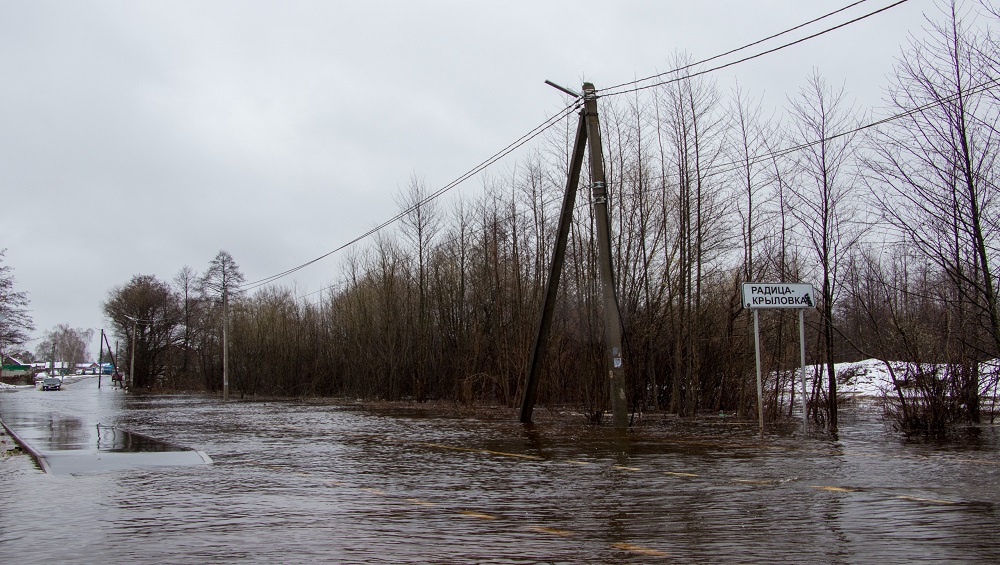 В Радице-Крыловке затопило 2 жилых дома и 272 приусадебных участка