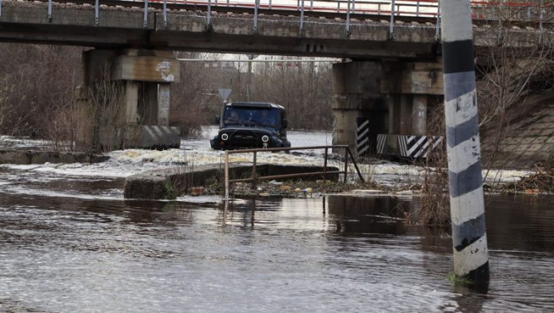 В Брянской области вышедшие из берегов реки уже затопили 16 домов и две дороги