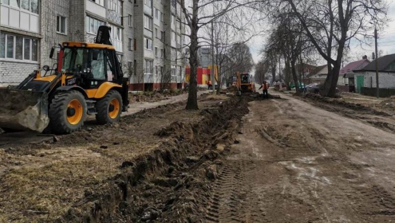 В Брянске начали капремонт дороги на улице Мира