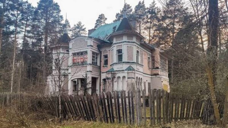 В городе Фокино Брянской области выставили на продажу заброшенный замок
