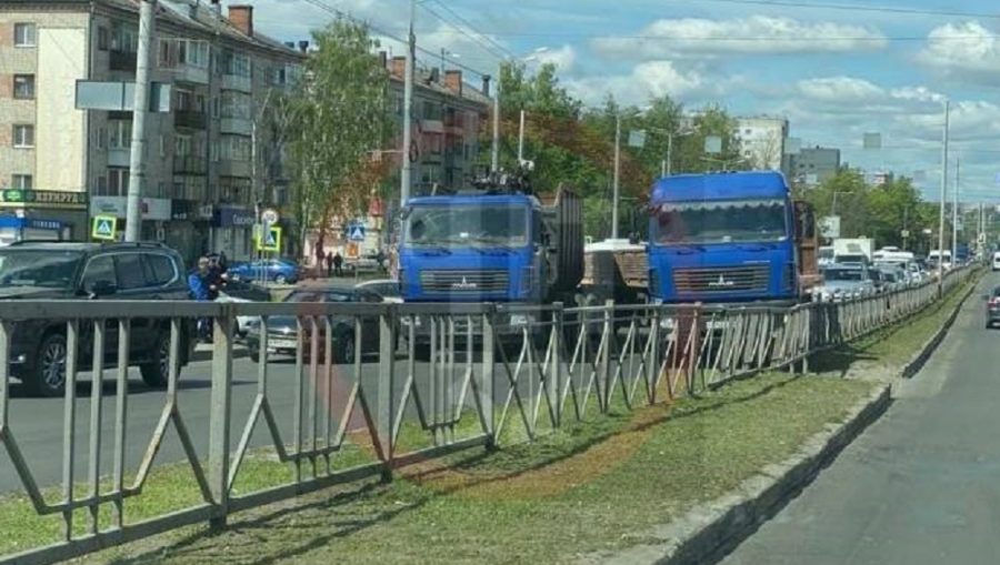 В Брянске из-за ДТП на проспекте Московском образовалась пробка