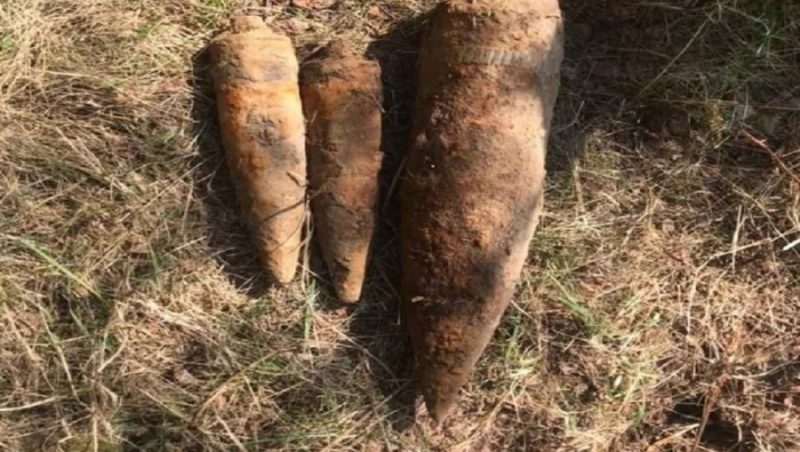 Под Дубровкой Брянской области обнаружили 3 артиллерийских снаряда