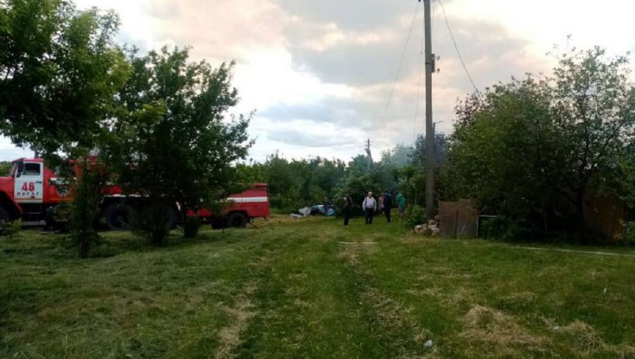 В Брянской области ликвидировали возникший после украинского обстрела пожар