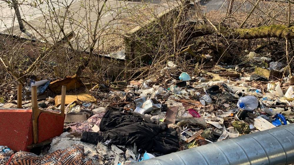Брянские чиновники приказали горемыкам убрать 55 тонн мусора в дождь