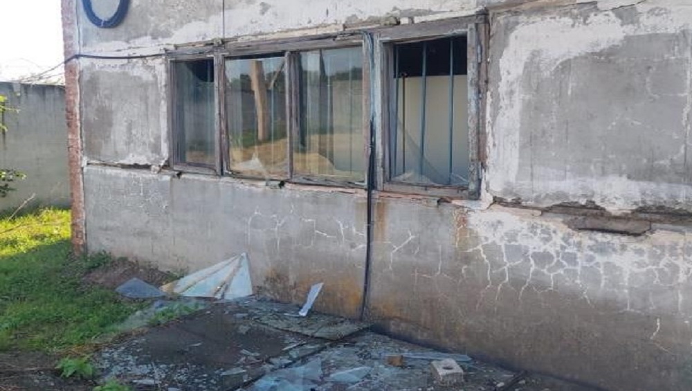 Появились фото последствий обстрела брянского села Некислица