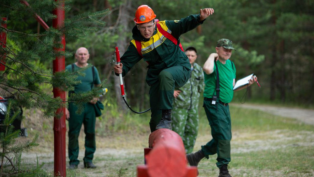 В Брянской области лучшим лесным пожарного