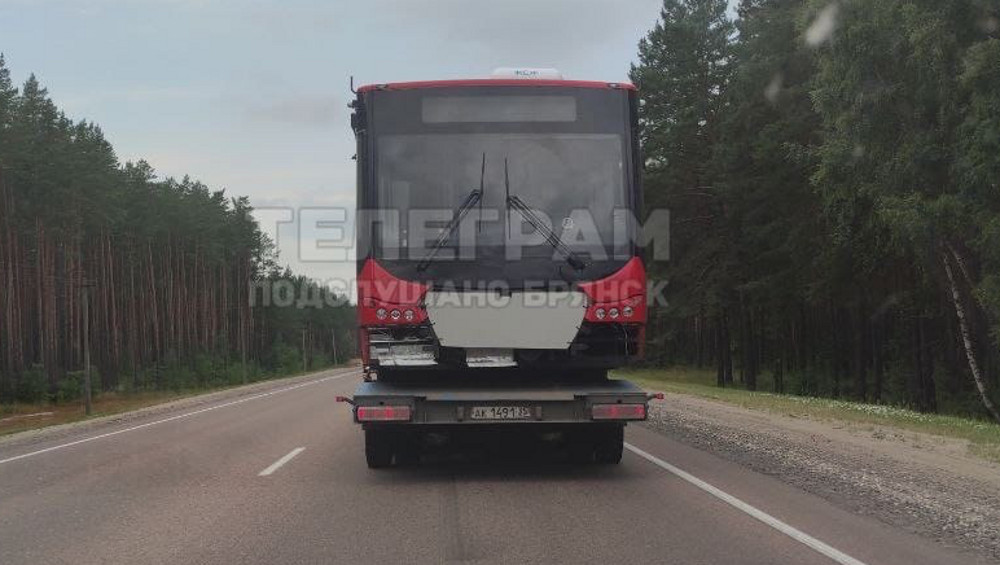Брянцы обсудили замеченные при перевозке в город новые красные троллейбусы