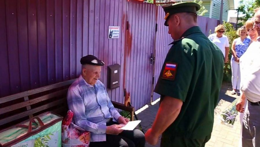 В Клинцовском районе 100-летие отпраздновал ветеран Алексей Гордиенко