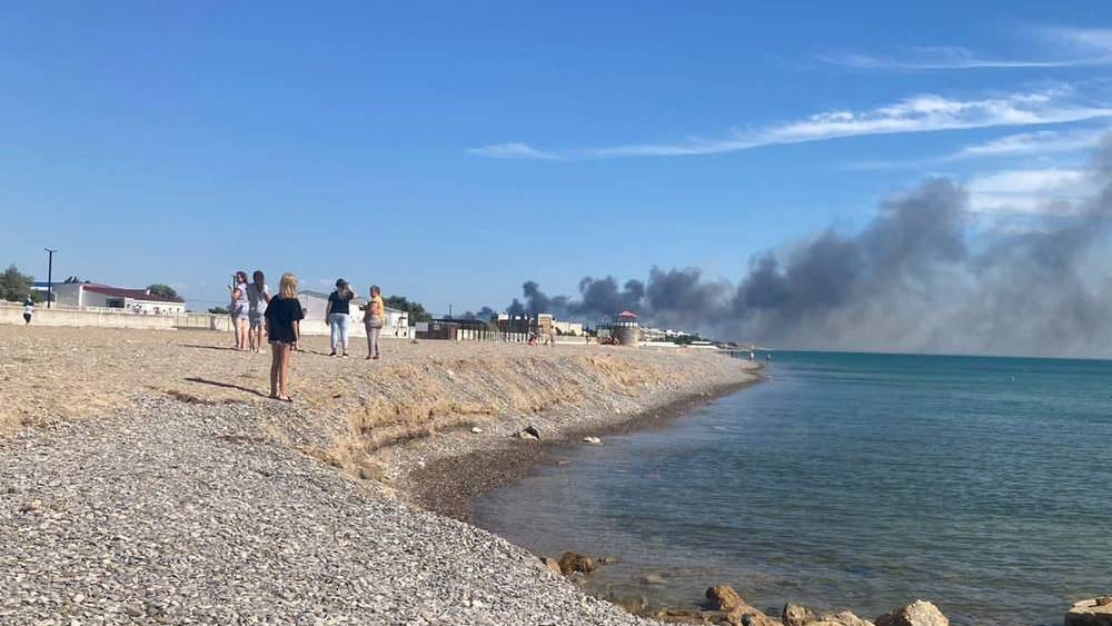 Житель Брянска стал очевидцем взрывов на аэродроме в Крыму