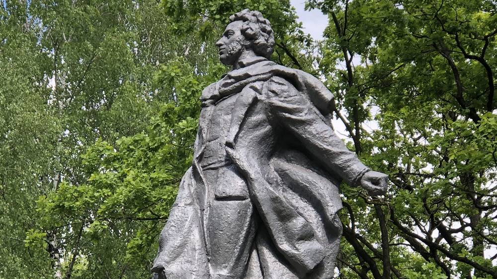 За брянской границей дали залп по Пушкину, потому что «он едет на броне»