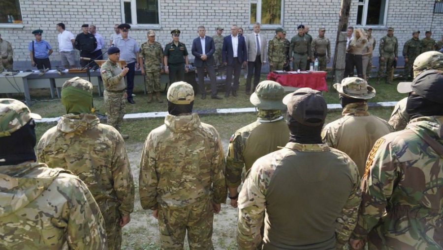 Брянский губернатор Богомаз посетил место сбора подразделений спецназа