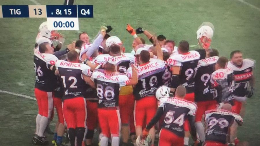 Брянская команда победила в чемпионате России по американскому футболу