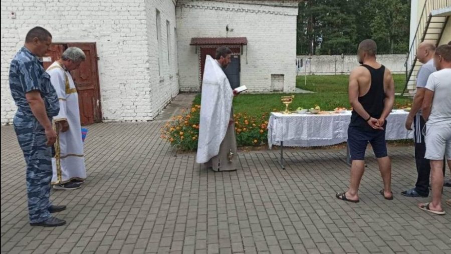 Осужденные КП-3 встретили праздник Преображения Господня