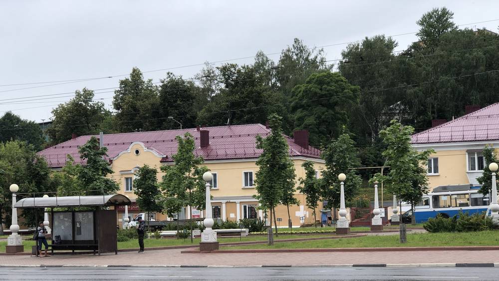 Выросшие деревья в Семеновском сквере Брянска завершили спор о фонарях