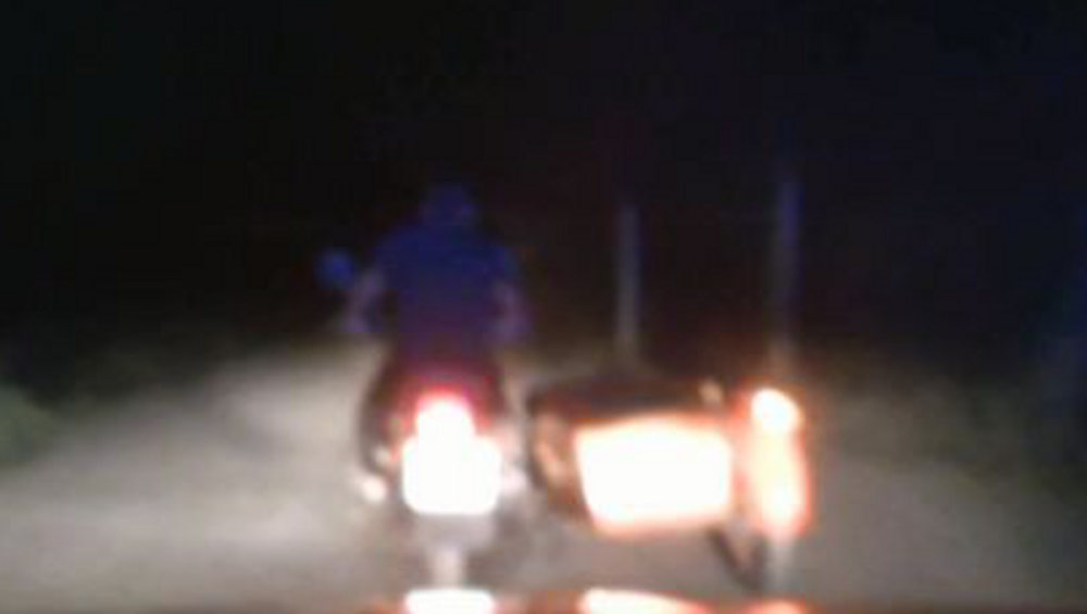 В Брянске сотрудники ДПС поймали пьяного лихача на мотоцикле с люлькой