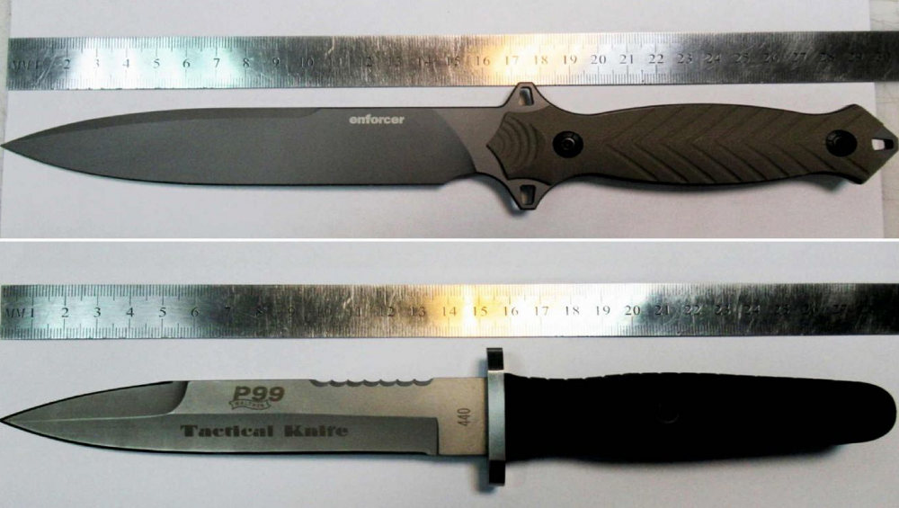 Брянские таможенники в посылке из Германии нашли охотничьи ножи