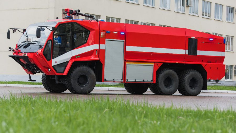 На форуме «Армия-2022» показали пожарный автомобиль Брянского автозавода