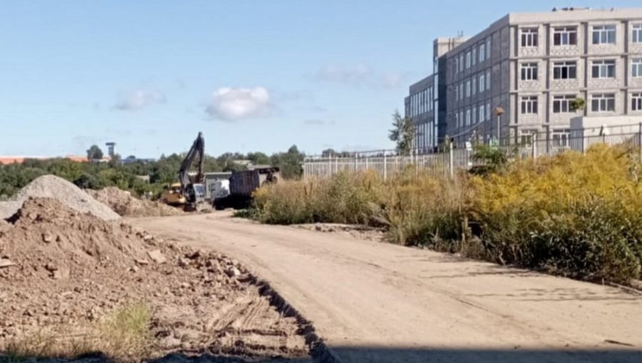 В Брянске начали строить дороги к новой школе № 72