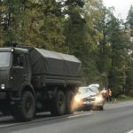 Под Брянском произошло серьезное ДТП с участием двух военных автомобилей