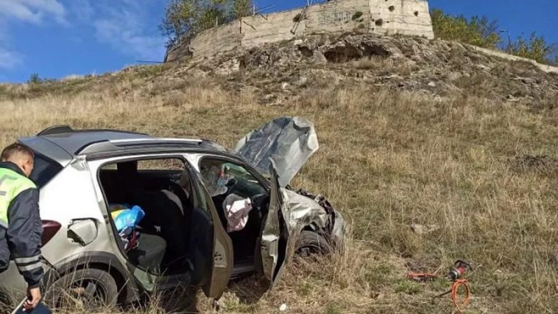 Брянцы на машине сорвались с горы Машук в Пятигорске