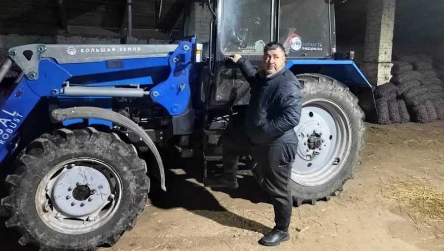Фермер Александр Чушев из Клетнянского района получил грант в 5 млн рублей