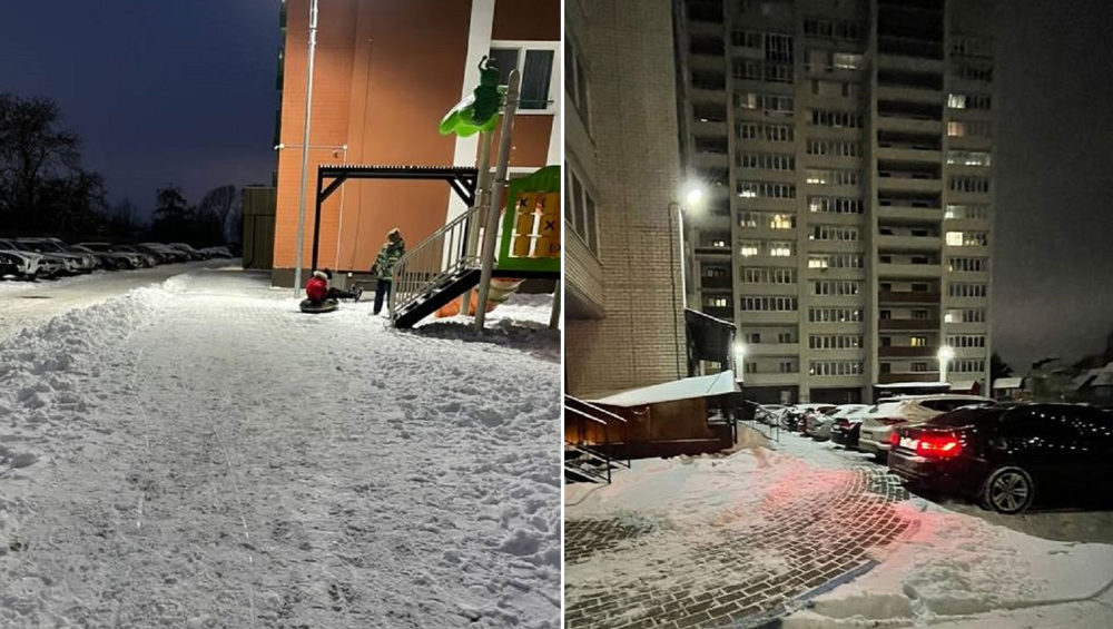 В Брянске назвали не убравшие снег во дворах управляющие компании