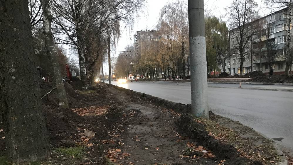 В Брянске участок дороги на улице Крахмалева расширят на две полосы