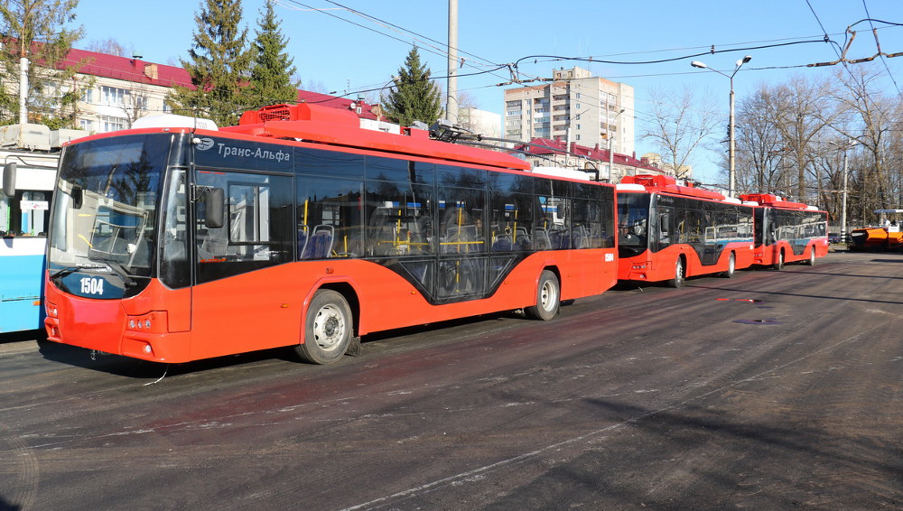 В транспортный парк Брянска доставили 29-й новый троллейбус
