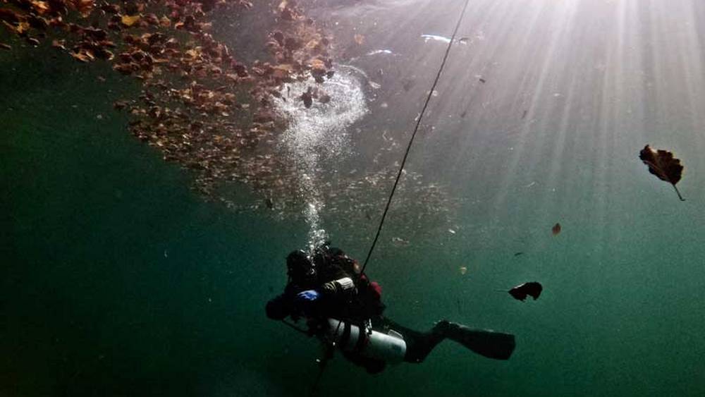 Брянские ныряльщики изучили грани глубоководного бриллианта на кавказском озере