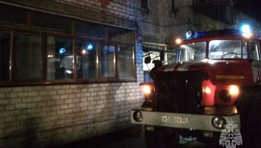 В центре города Стародуба Брянской области при пожаре погиб 70-летний мужчина