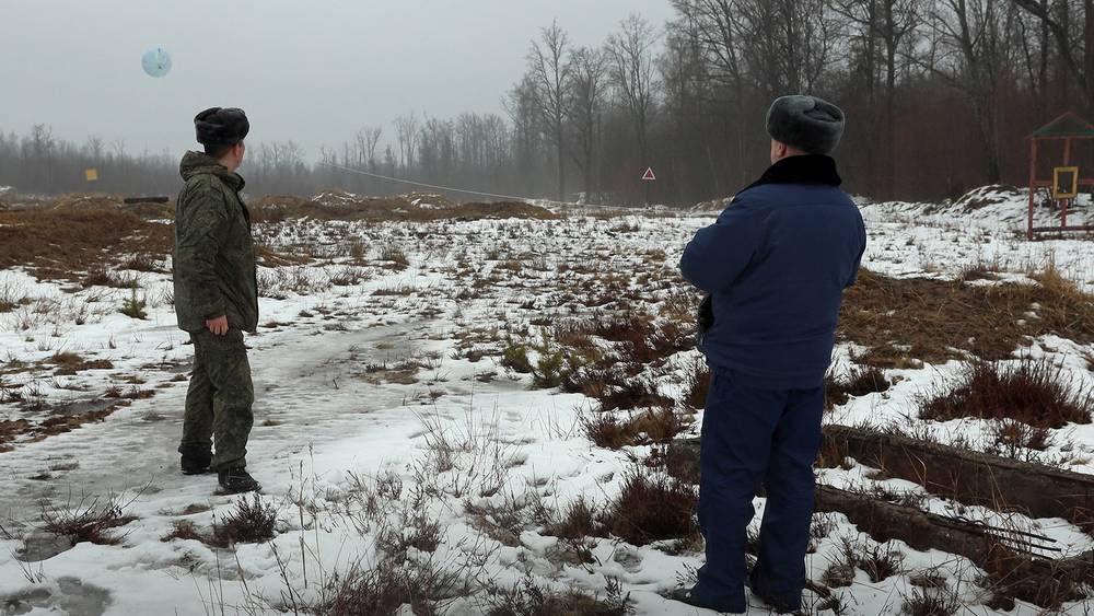 В Брянской области военнослужащие провели учения