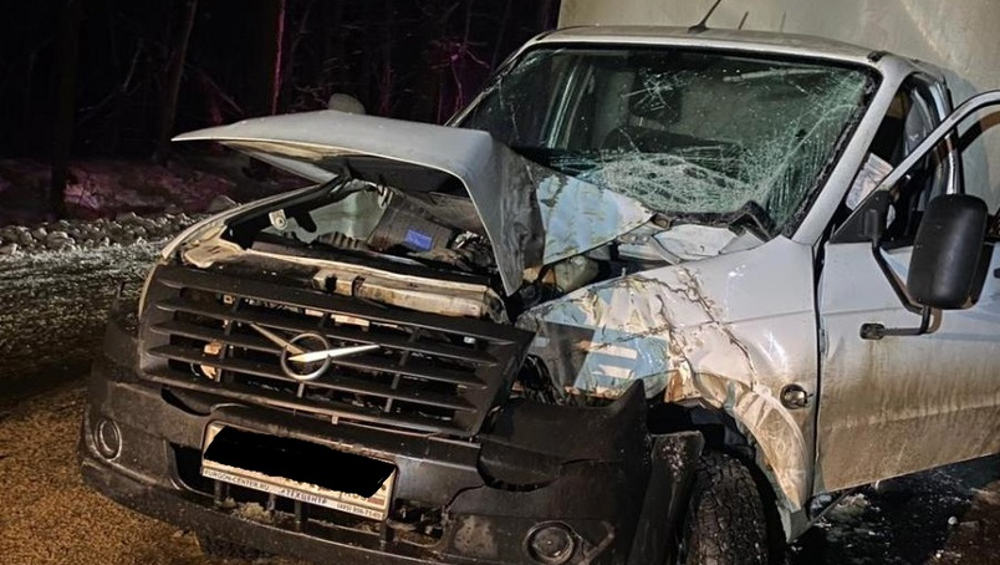 На брянской трассе пострадали 60-летний водитель и 15-летний пассажир врезавшегося в дерево УАЗа