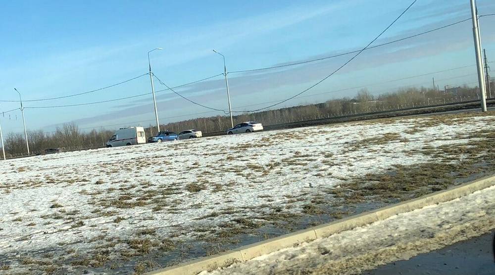 Серьезное ДТП произошло в Брянске на новой дороге между Фокинским и Володарскими районами